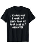 Funny Saying Shirt Sarcastic Quote Can't Sleep Insomnia T-Shirt, Suitable for Me