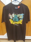 Rampage The Movie Mens T Shirt L Arcade Game 1986 Vintage Soft Cotton Never Worn