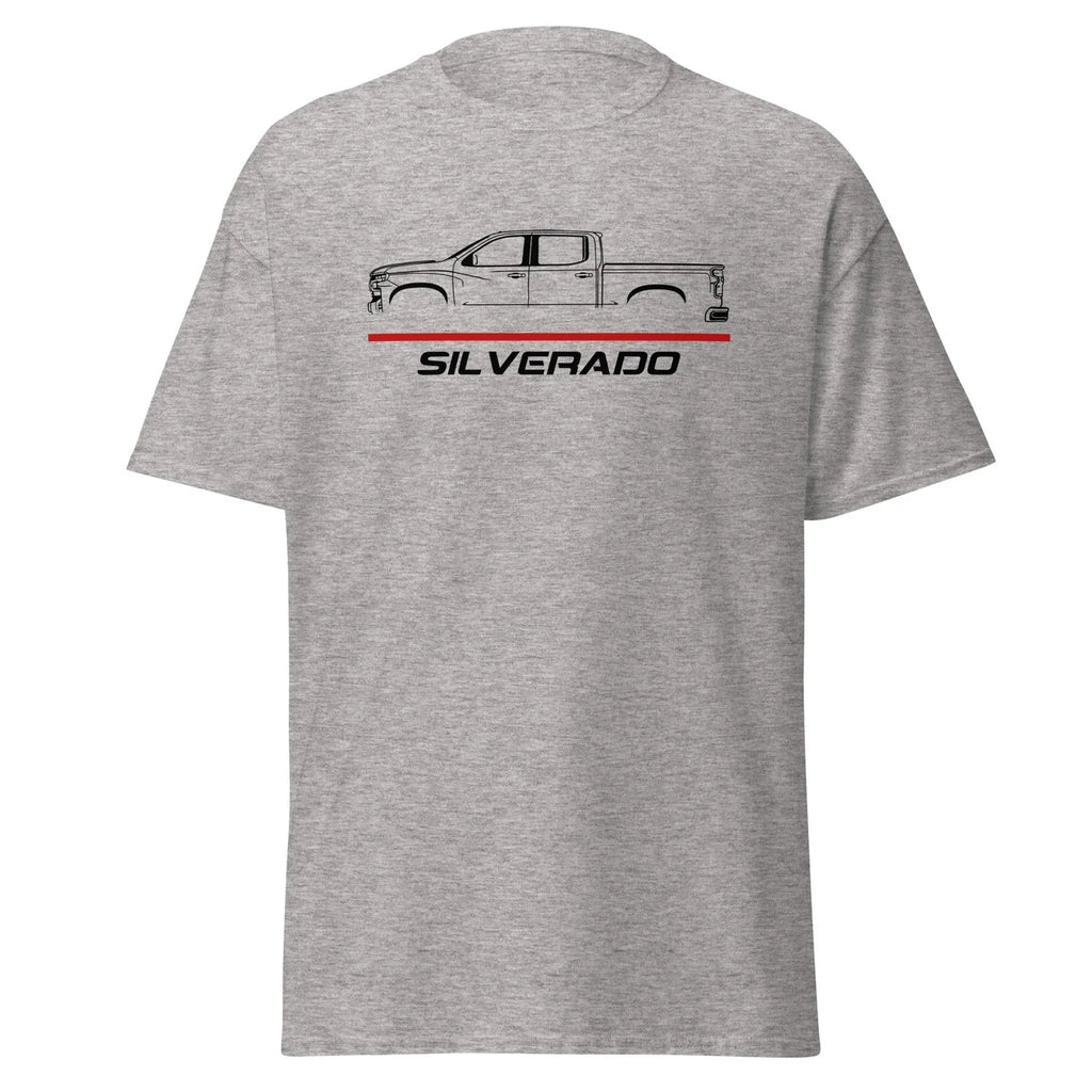 Silverado 2019 Modern Crew Cab Custom Truck Stance Graphic T-Shirt Gift