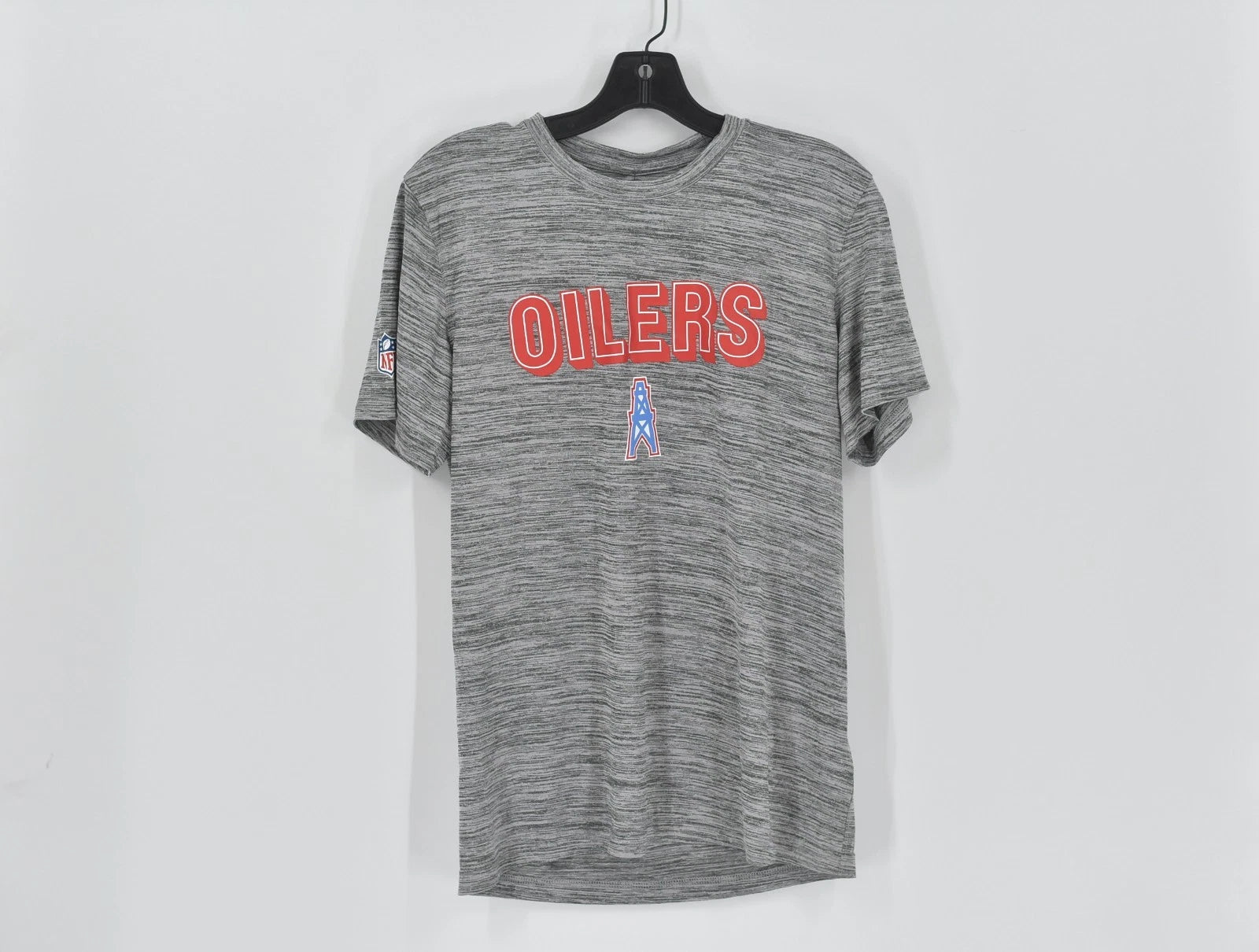 Men's Nike Tennessee Titans Velocity Oilers Throwback Performance T-Shirt Gray
