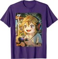 Anime Shirt Cool Gaming Japan Kawaii Funny Manga Graphic T-Shirt