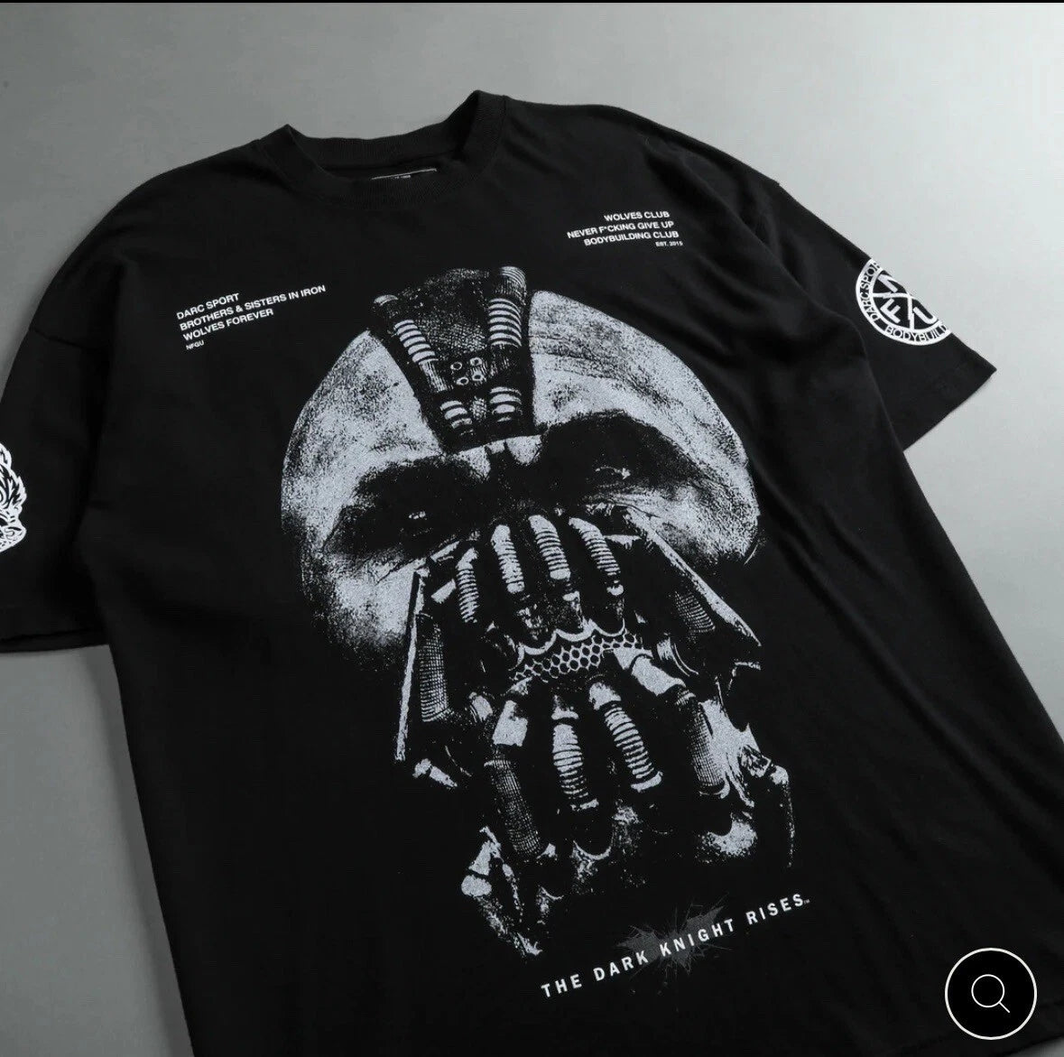 DARC SPORT X BATMAN X BANE “BORN IN IT” (ORIGINAL 1ST EDITION) SHIRT - LARGE