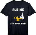 Funny Genie Lamp Rub Me Wishes Aladin Costume Performance T-Shirt