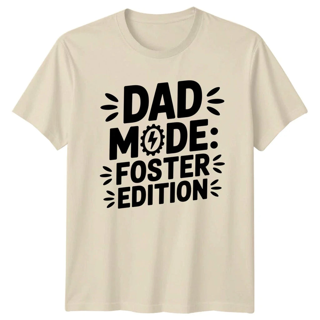 Dad Mode Foster Edition Mens T-Shirt Foster Dad Parenting Fathers Day Gift