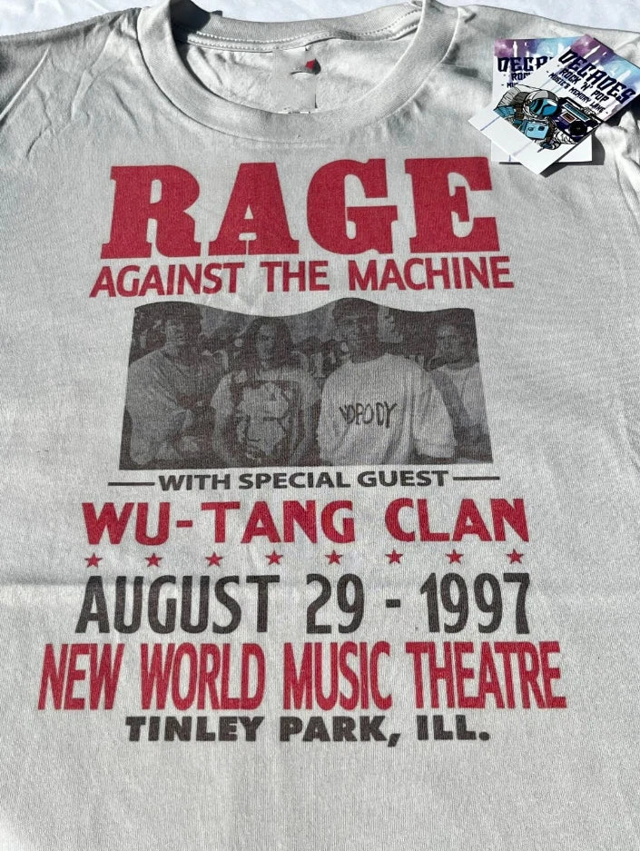 Rage Against the Machine Tour Unisex T shirt Full Size S-5XL