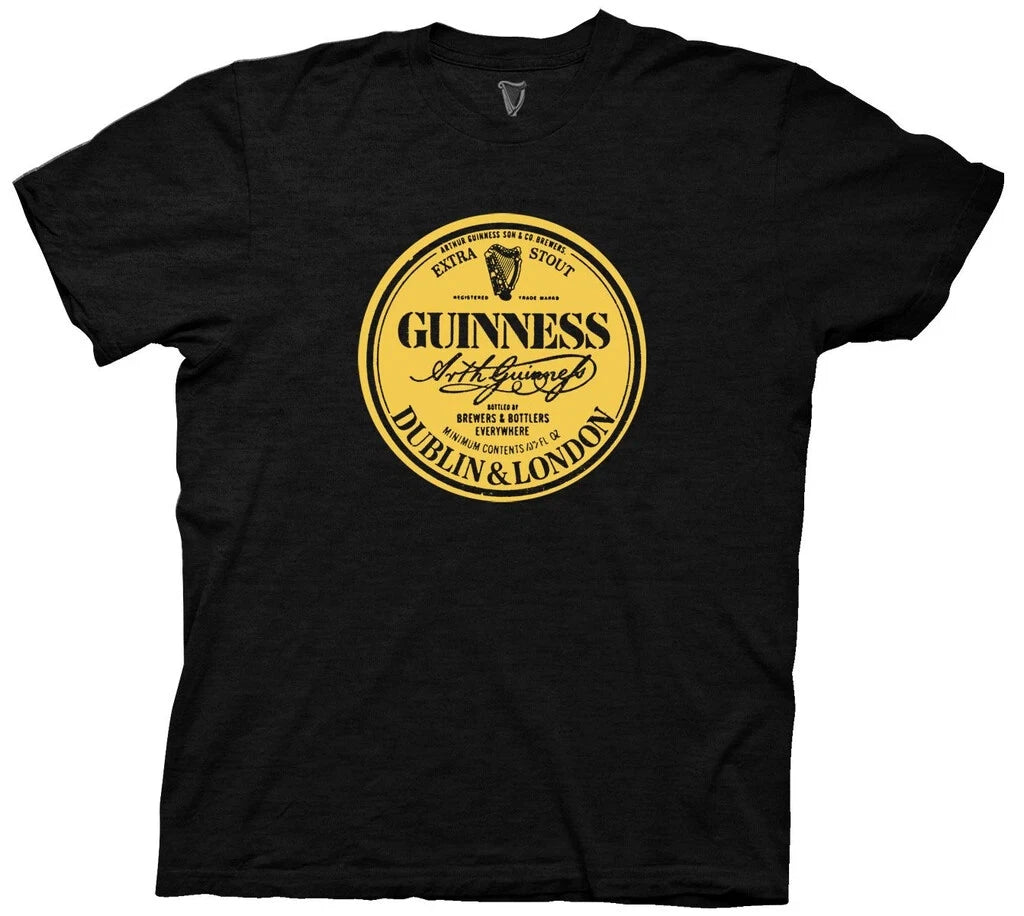 🍀  Guinness Logo Tee - Officially Licensed T-Shirt - St. Patrick's Day  🍀