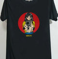 Hook Ups Skateboard Anime Black t shirt