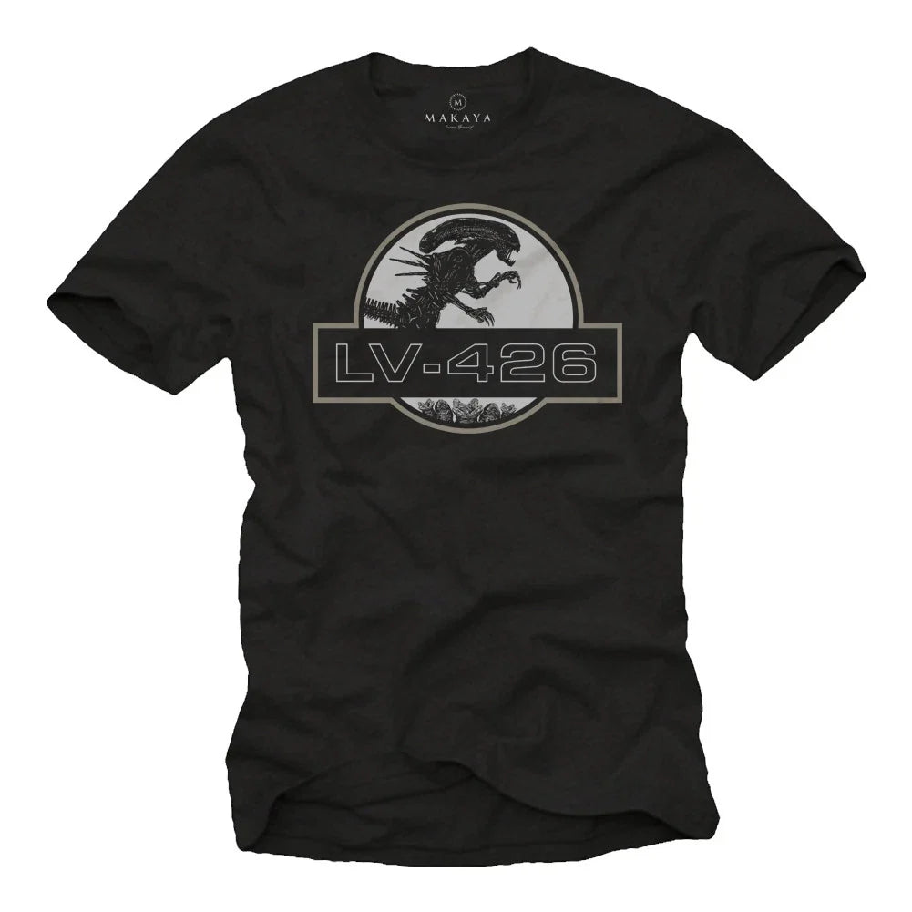 Vintage Nerd Men's T-Shirt with LV-426 Coventant Alien - Men's Area 51 Shirt