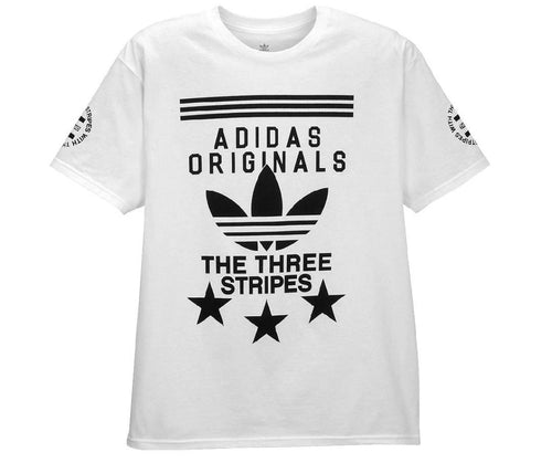 Adidas Originals "New Banner" T-Shirt White/Black Men's XL 2XL BNWT