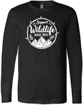 Support Wildlife Raise Boys Nature Quote Parenting Humor Mom Gift  T-Shirt