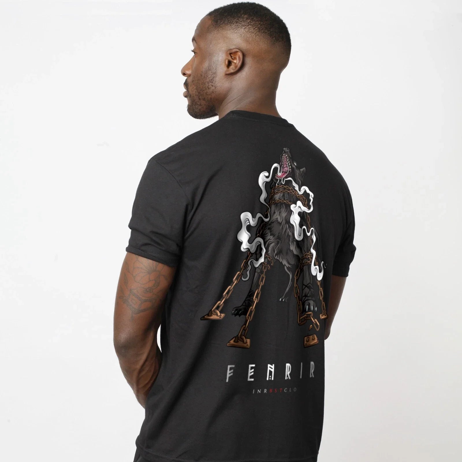 FENRIR UNCHAINED TEE T-Shirt Short Sleeve Basic Tee Casual Sport Top