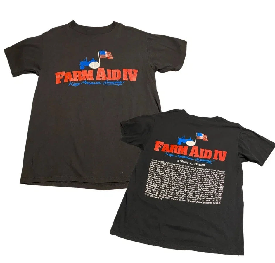 Farm Aid IV Concert Tour, size S-5XL