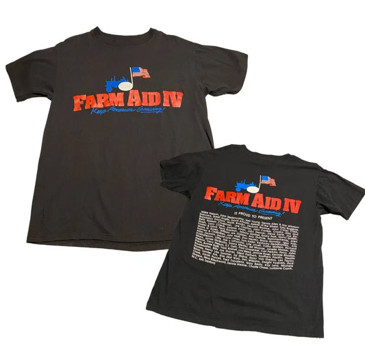 Farm Aid IV Concert Tour, size S-5XL