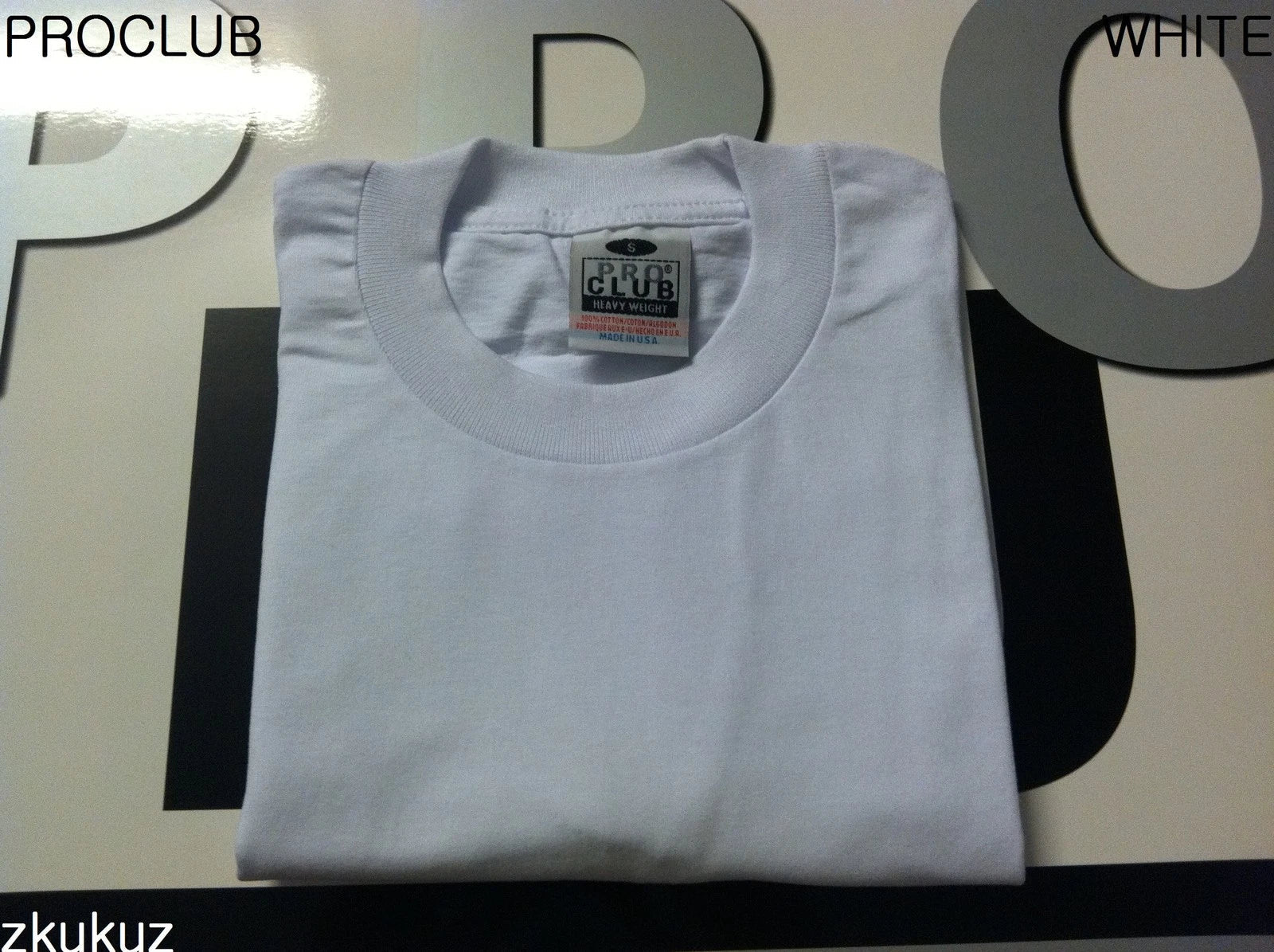 12 NEW PROCLUB HEAVY WEIGHT T-SHIRT WHITE PLAIN PRO CLUB BLANK 4XLT TALL 12PC