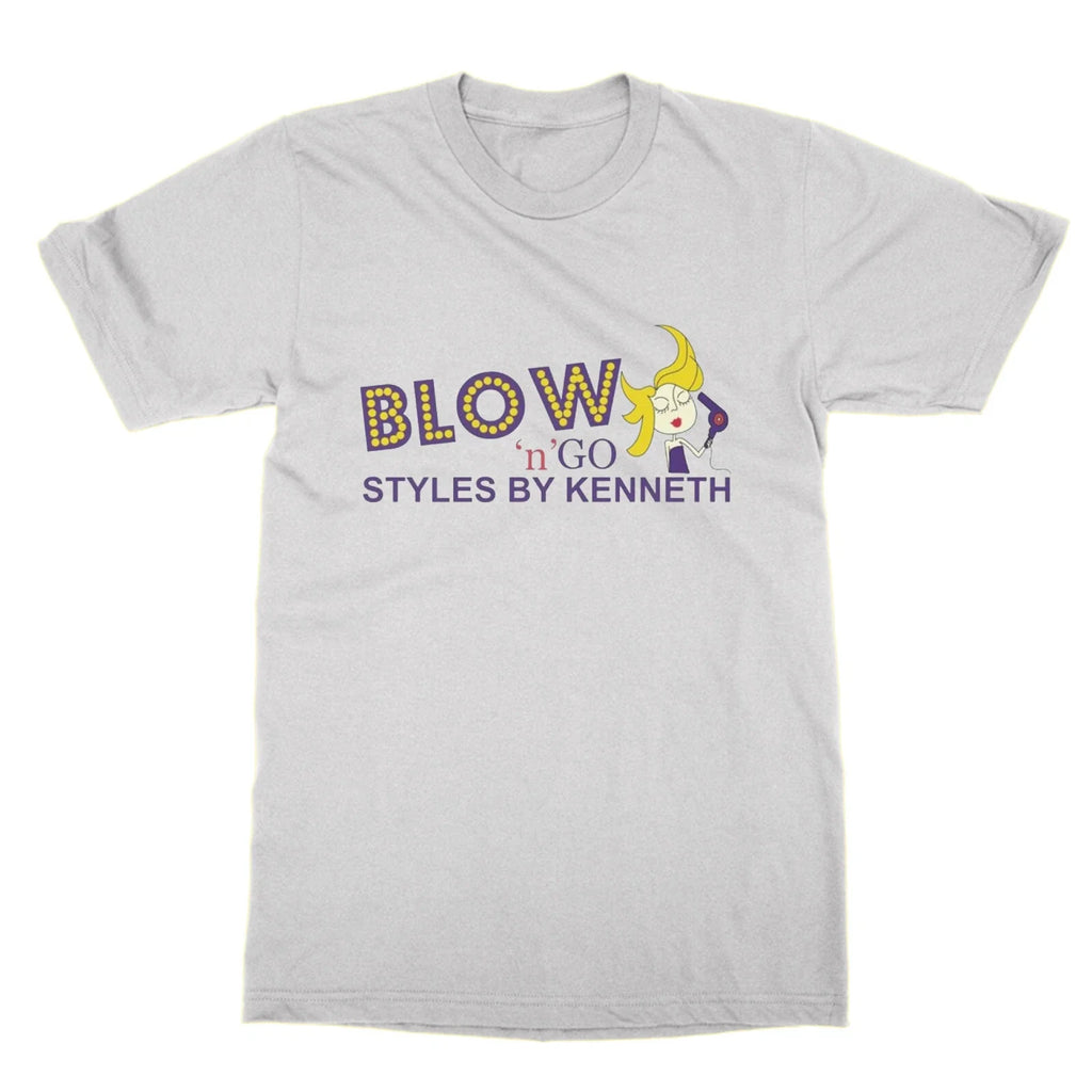 Blow n Go Styles by Kenneth tshirt funny tee Benidorm top TV show