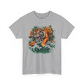 Floral T-Shirt | Lucky Cat Japanese Tee | Kawaii Fortune Shirt