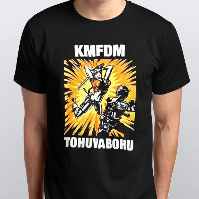 Summer Vintage Y2K KMFDM T-SHIRT sizes S M L XL XXL 3 4 XL colours Black
