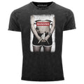 Men's Vintage Shirt Photo Print Banana Print Print Shirt Tattoo Girl T-Shirt
