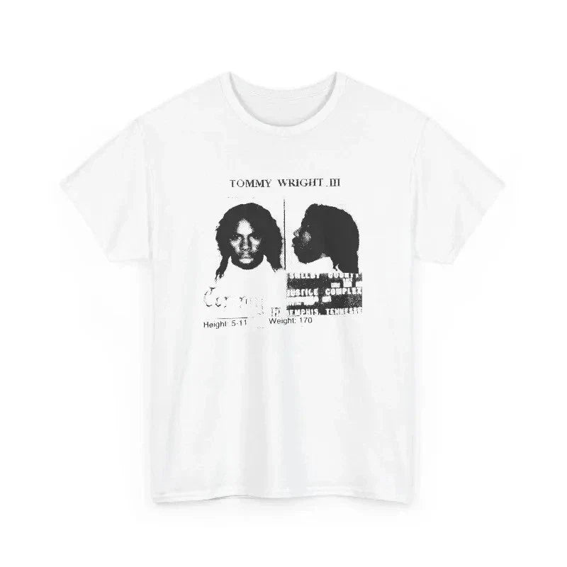 Vintage TOMMY WRIGHT III Mugshot Memphis Rap T-Shirt M-4XL