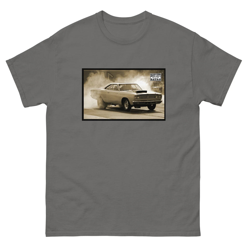 69 ROAD RUNNER BURNOUT T SHIRT by RACE CITY RETRO A12 PLYMOUTH