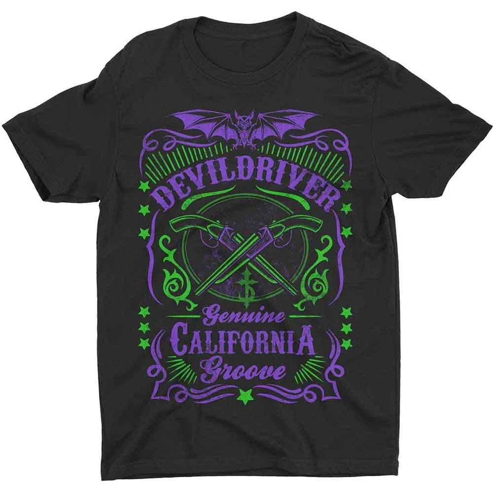 DevilDriver Cross Guns T-Shirt Black New