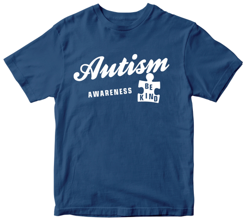 AUTISM Awareness Be Kind T-shirt Raise Together Autistic Kids Birthday Gifts