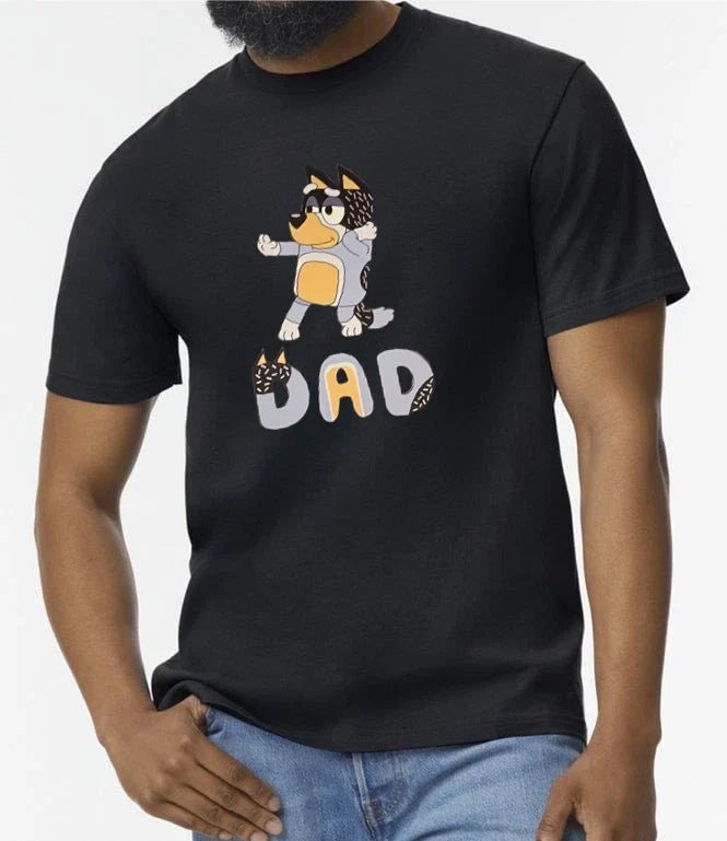 Dad bandit bluey inspired Tshirt gift