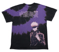 Jujustsu Kaisen  New Adult T-Shirt - Satoru Gojo Holding One Finger Under Kanji