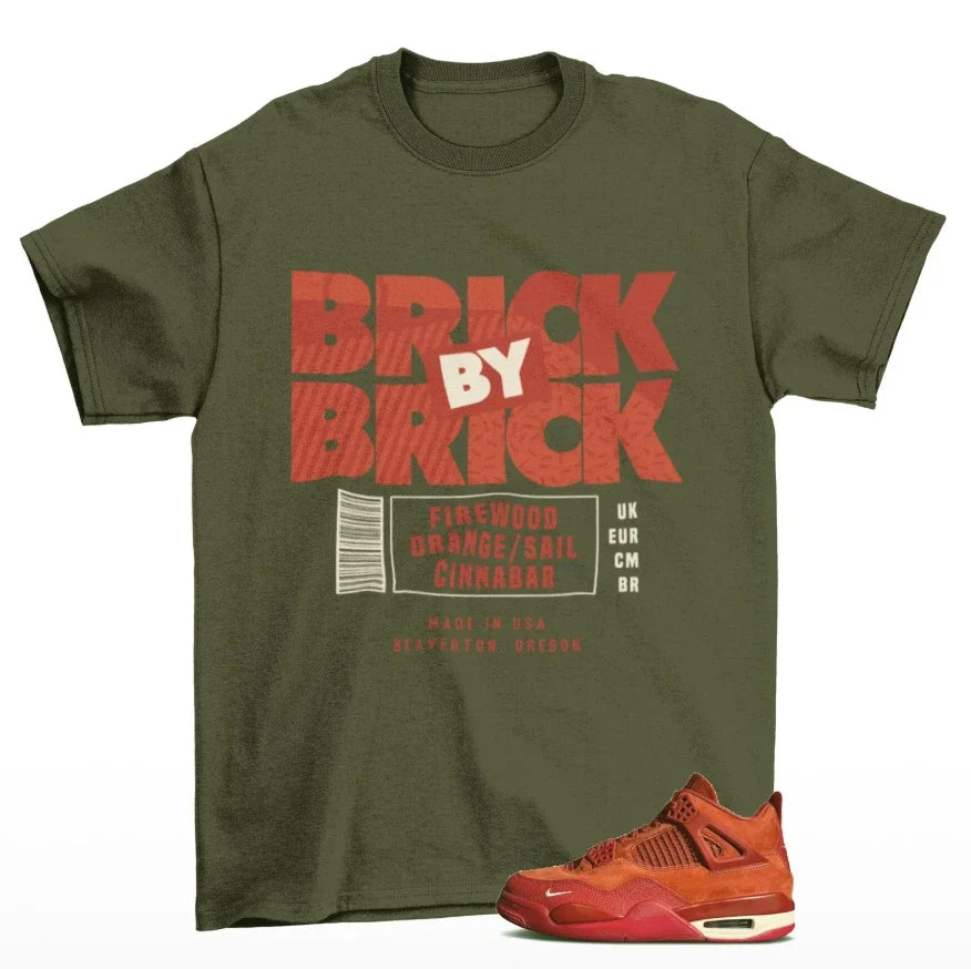 Jd 4 Brick by Brick Sneaker Matching Tee Shirt, TShirt, Unisex, Gift