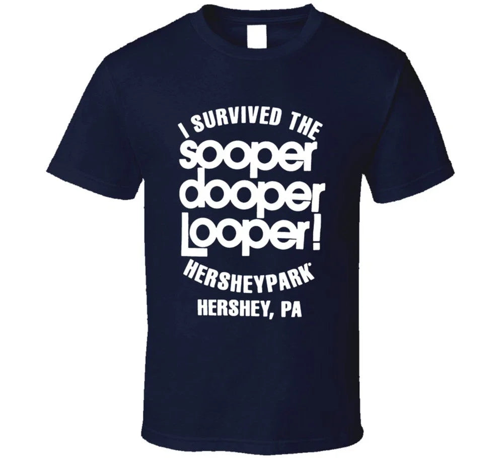 I Survived The Sooper Dooper Looper Fun Ping Pong Summer Movie T Shirt
