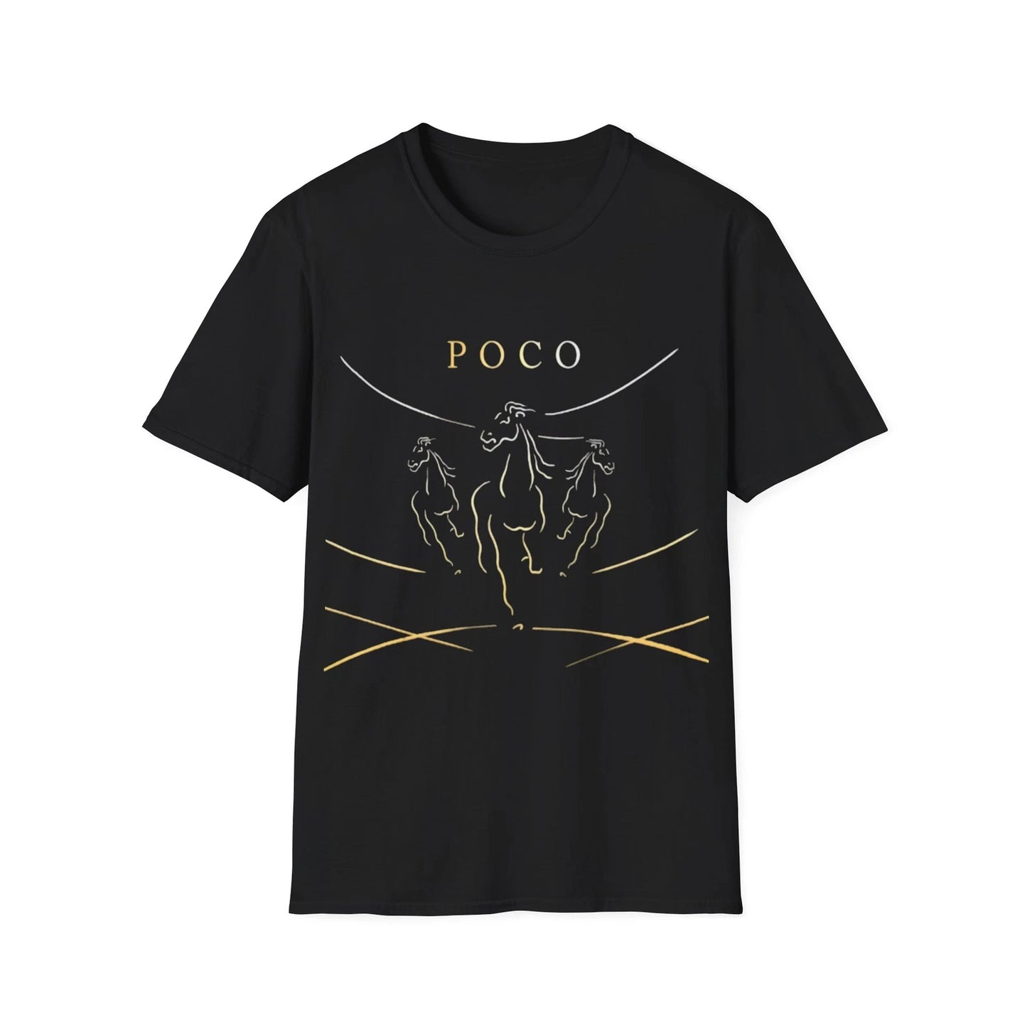 Unisex Soft Cotton T-Shirt. Band Poco