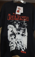 Official Inuyasha Anime Graphic T-Shirt Short Sleeve Mens Size L Black