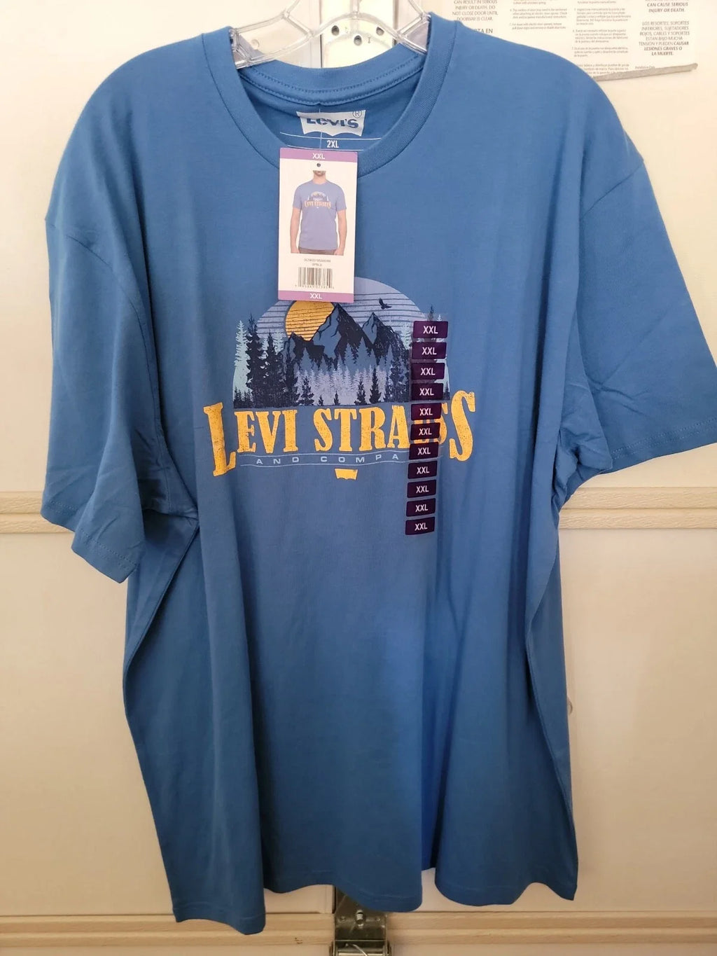 Levi Strauss & Co. Men's Short Sleeve Graphic Logo Cotton Tee Shirt Size XXL