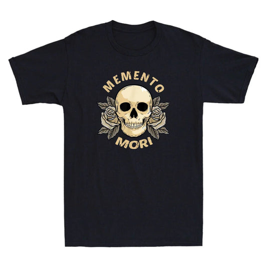 Memento Mori Stoic Mortality Stoicism Philosophy Funny Quote Cool Men's T-Shirt