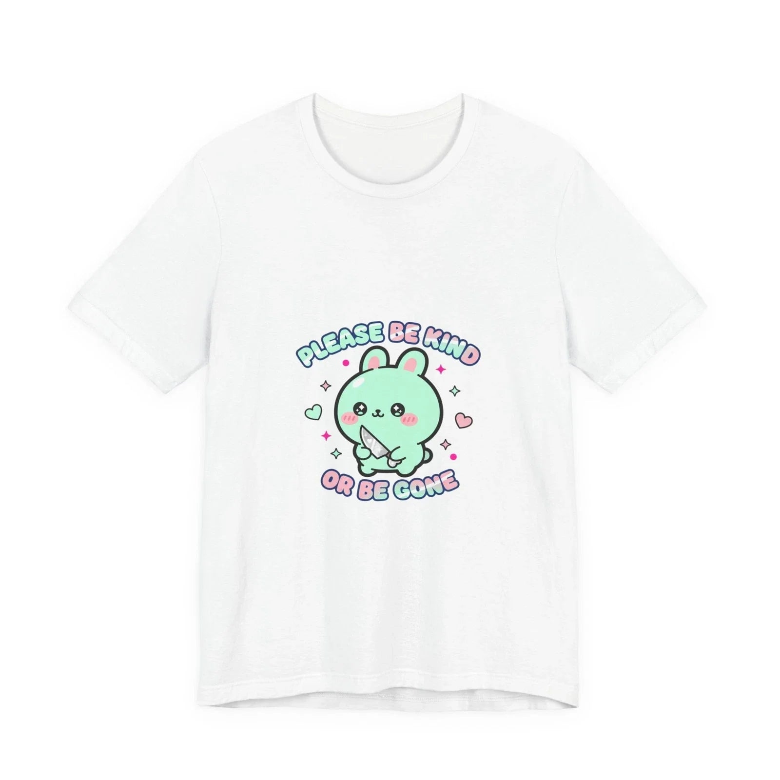 Please Be Kind Or Be Gone Tee | kawaii threat, cute menacing shirt