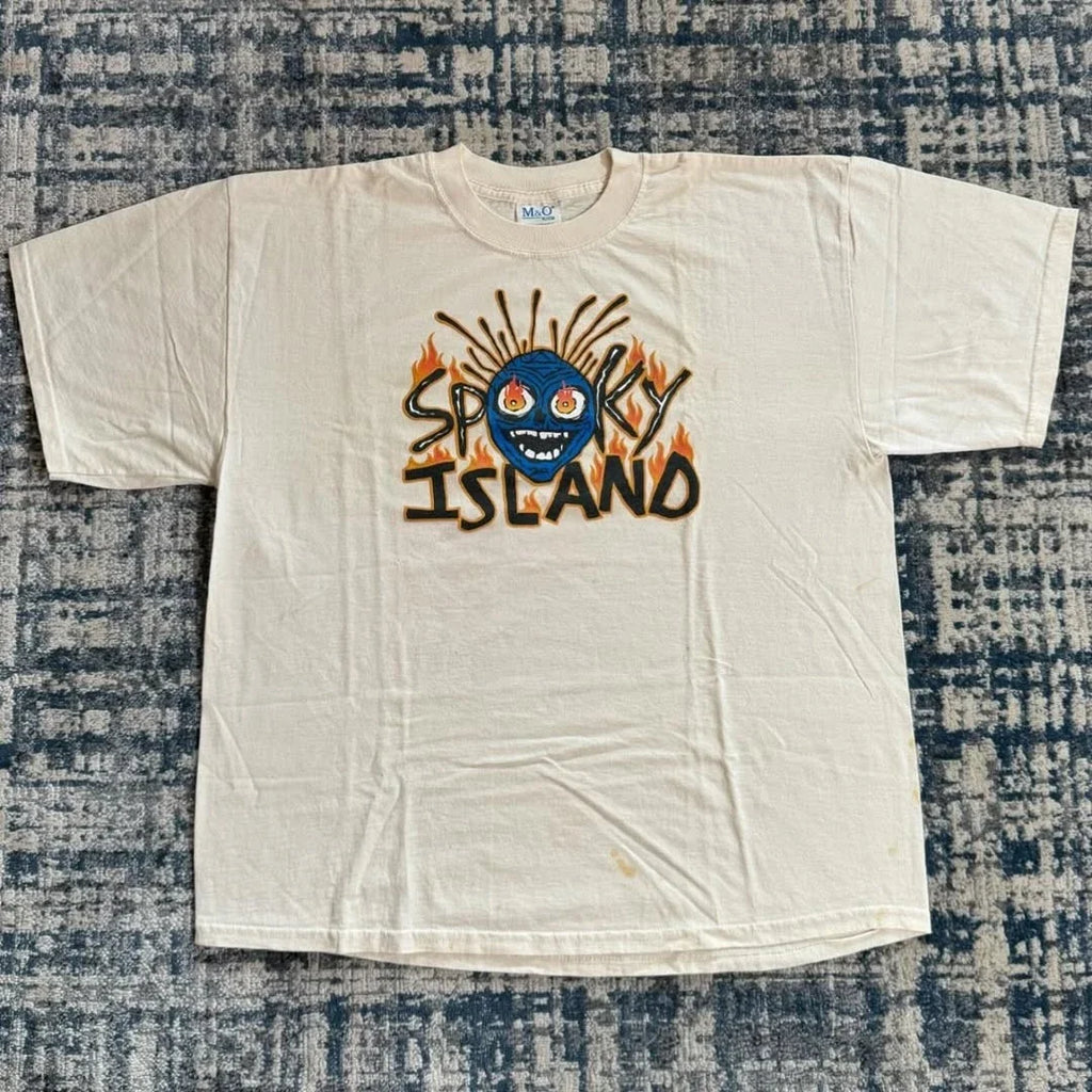 2002 SCOOBY-DOO SPOOKY ISLAND Vintage T-Shirt Reprint