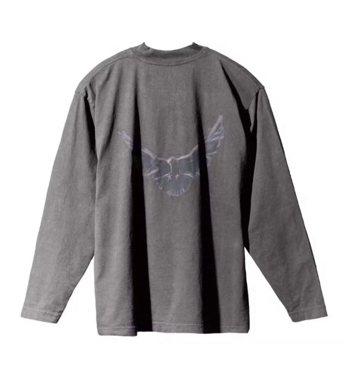 Yeezy Gap YZY 10A Dove Long Sleeve Shirt Dark Grey Medium NWT