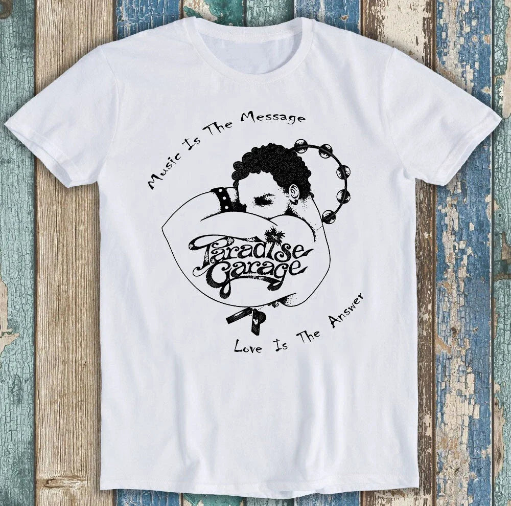 Paradise Garage Disco House Larry Levan Salsoul Chicago Music Tee T Shirt M1243