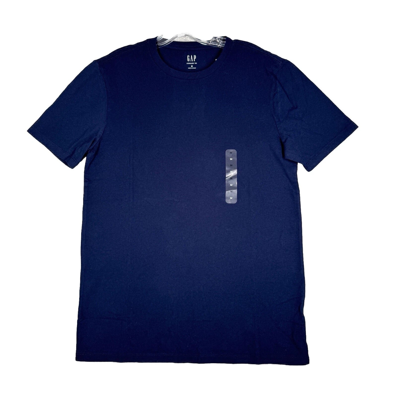 Gap Shirt Mens Medium Blue Cotton Standard Tee Basic Neutral Minimalist Casual