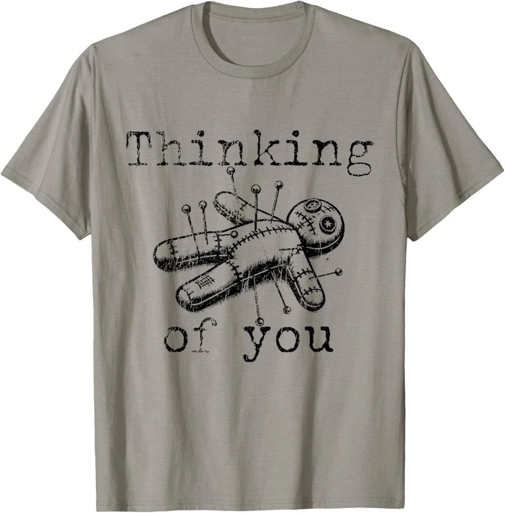 Thinking Of You Funny Vintage Voodoo Doll T-Shirt