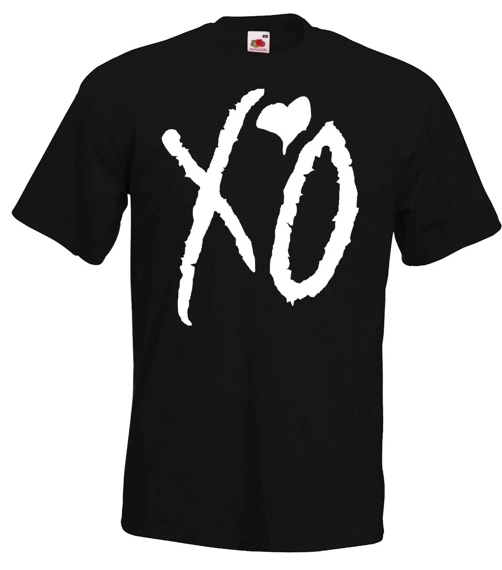 Youth Designz Mens T-Shirt XO The Weeknd Love Hugs Music Logo Saying Print Fun