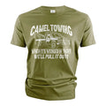 Men's Funny Camel towing T-shirt double meaning humor humorous tee joke shirt