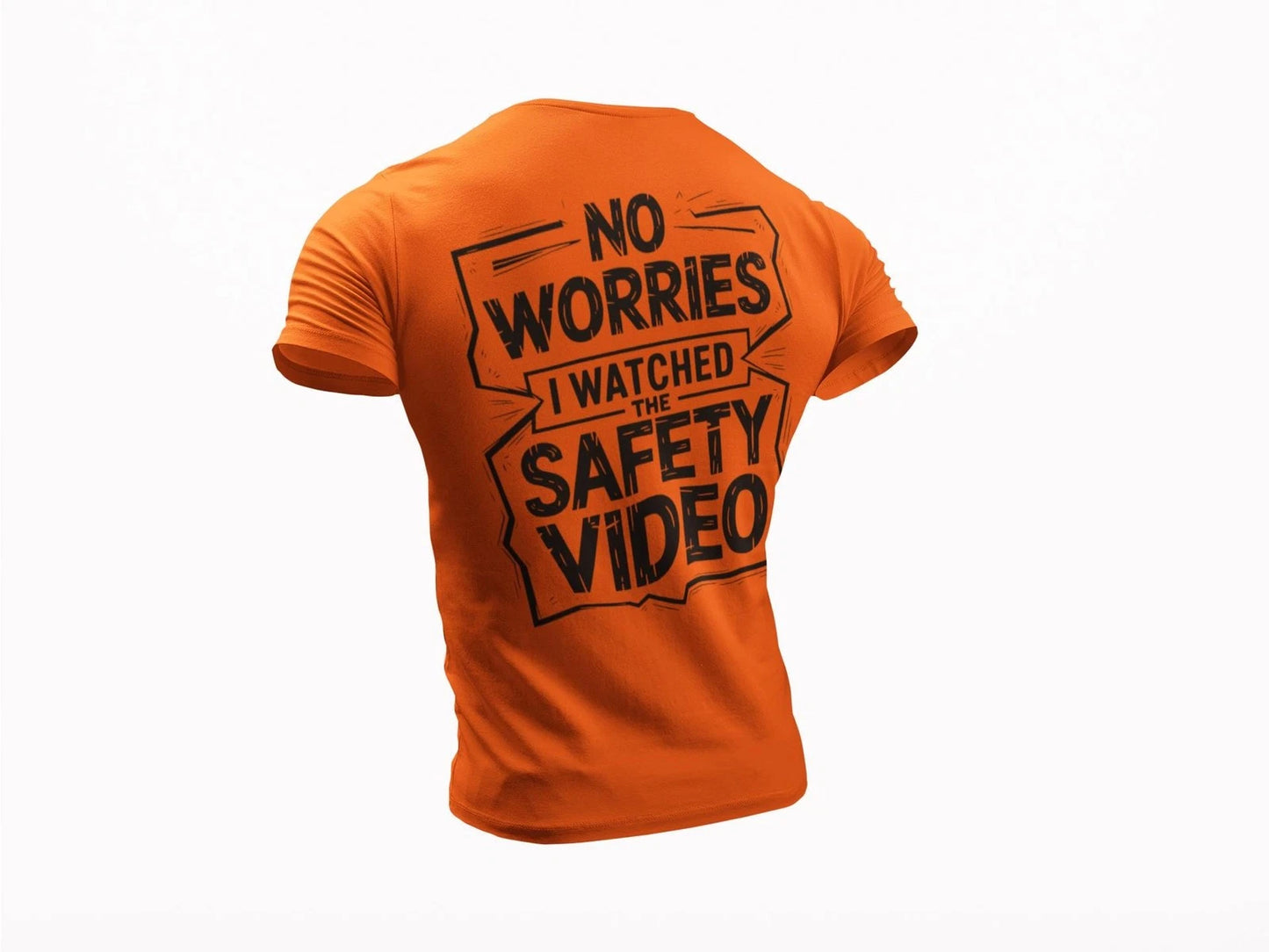 Jobsite Safety Humor T-Shirt I Watched Safety Video - Funny Work Safety