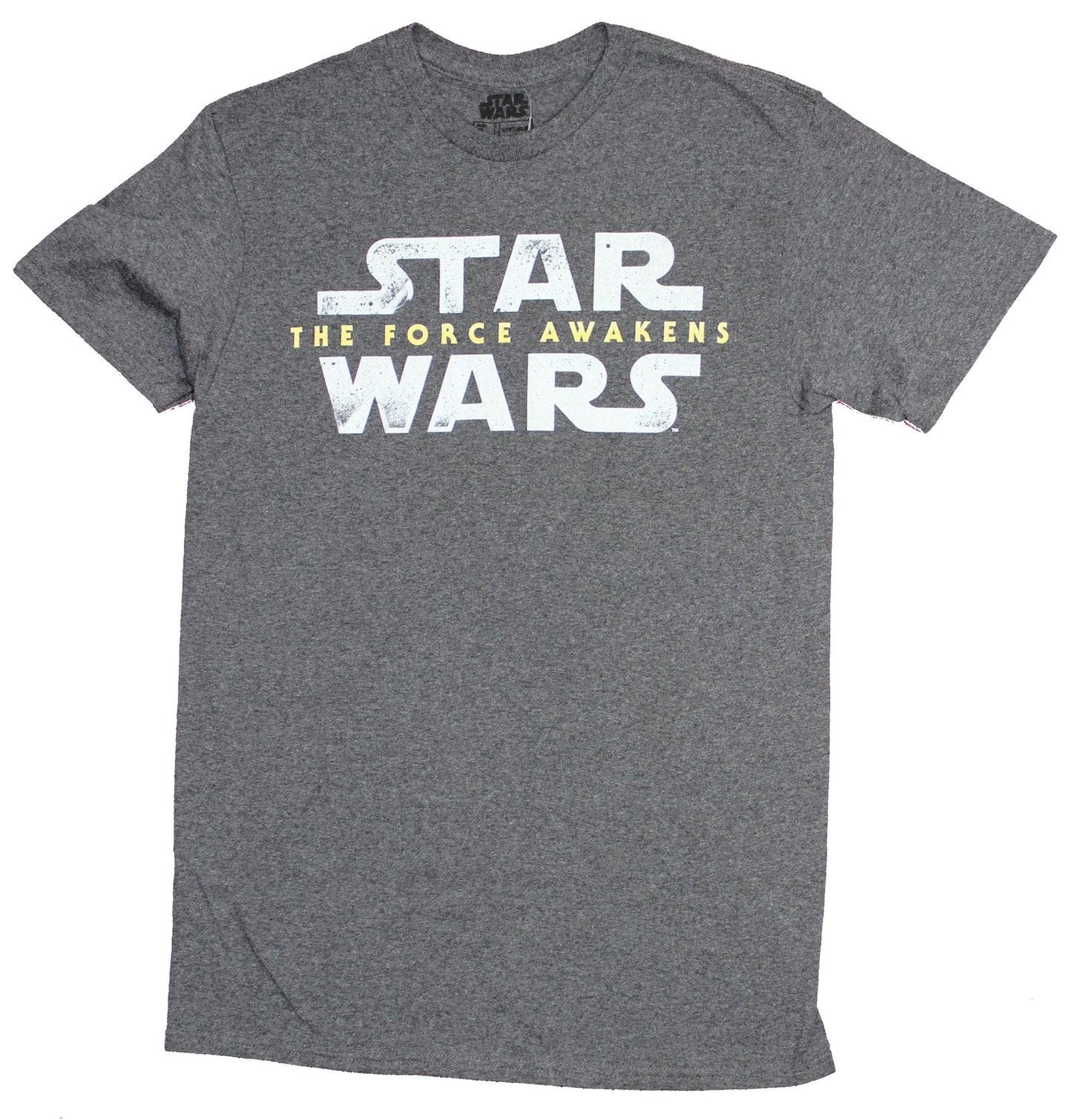 Star Wars Force Awakens Adult New T-Shirt - Simple Distressed Logo