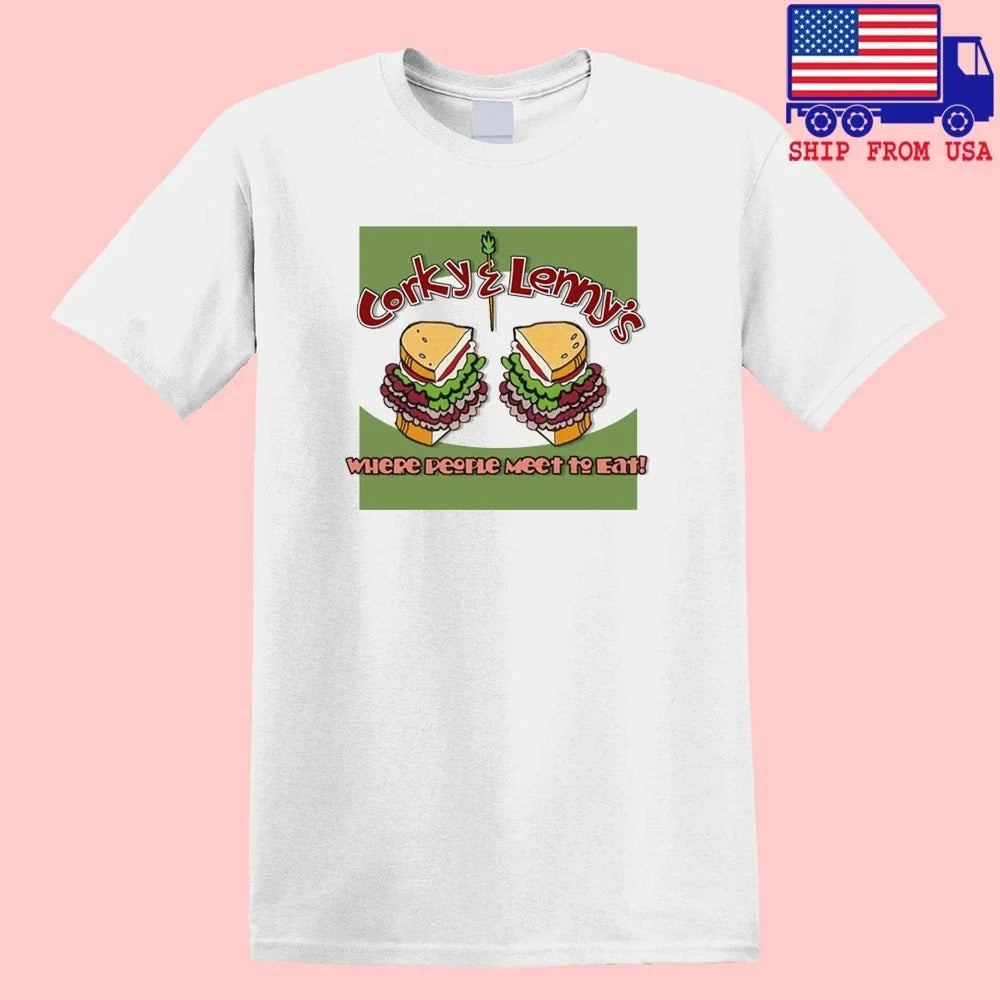 Corky And Lennys Men's White Size S-5XL
