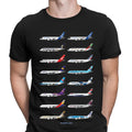 Aeroplane Operators Classic Retro Vintage Mens T-Shirts Tee Top #D6