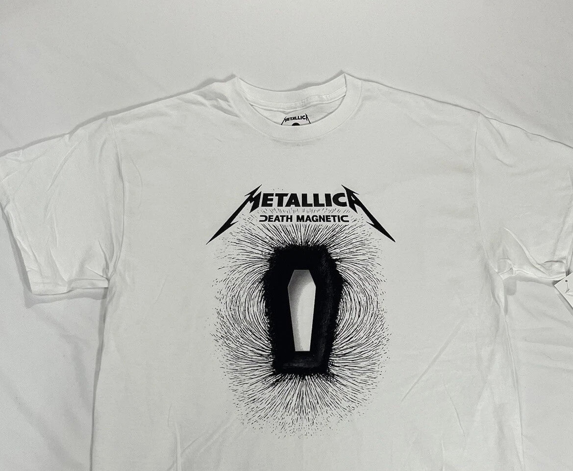 Brand New Metallica Band T-Shirt (Size Large) Death Magnetic 2008 Album Tour Tee