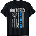 Veteran Of The US Air Force USA Flag Veterans T-Shirt