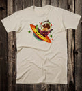 Retro Novelty Tee T Shirt Vintage Mid Century Art Atomic Flying Saucer Kid #2