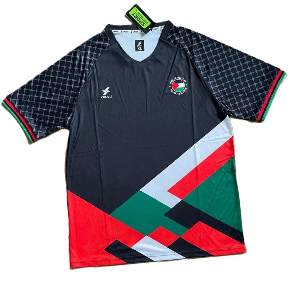 Dkali Made in Palestine Kit Graphic T-Shirt Size XL Festival Streetwear Tee